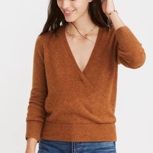 Madewell Faux Wrap Sweater